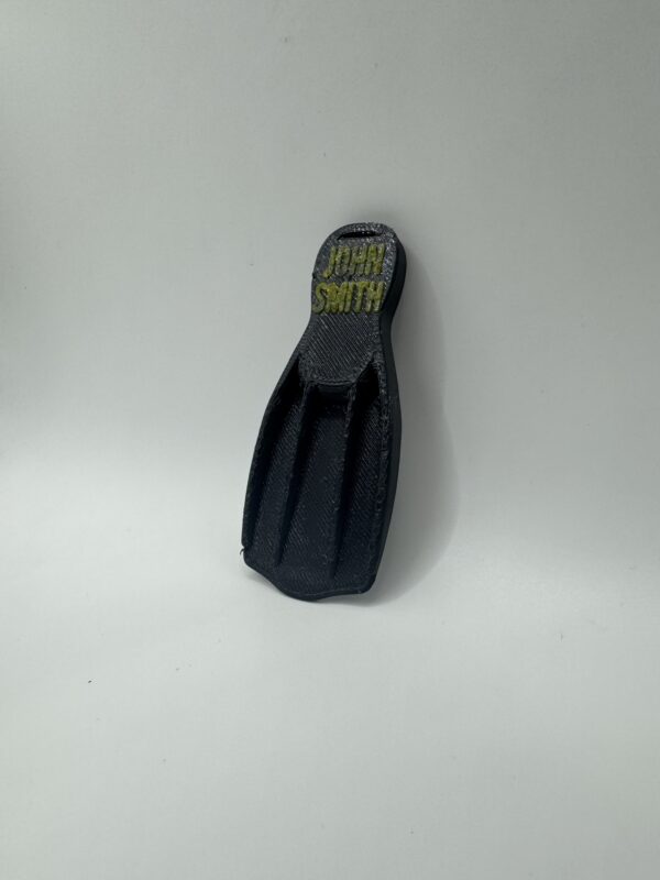 ? Personalised 3D Rubber Diving Fin Keyring – Custom 3D Gift for Scuba Divers & Ocean Lovers - Image 7